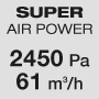 Super powerful air pressure and flow