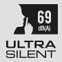 Ultra silent 69 dB(A)